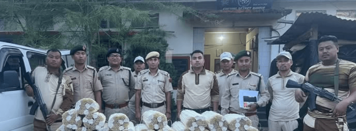 Image accompanying Manipur police seize peacock feathers