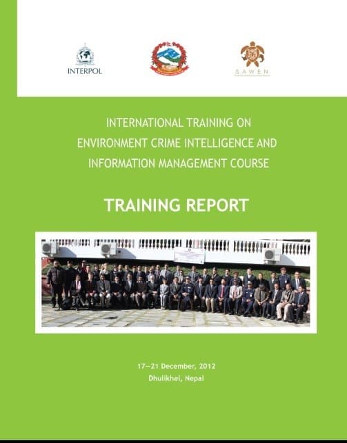 Cover of Training Report