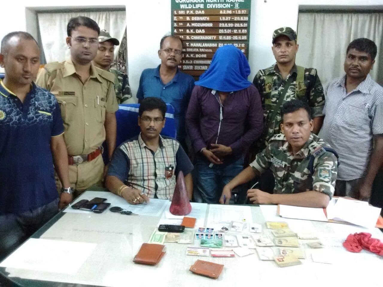 Image accompanying Smuggler caught In Nagarakata with Rhino Horn