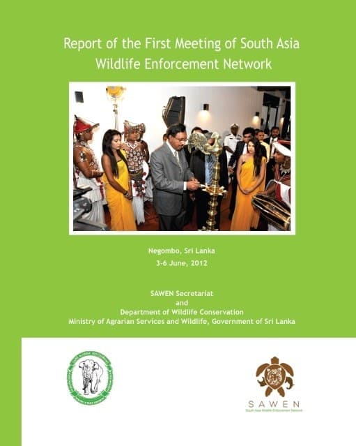 Cover of Report of First Meeting of SAWEN