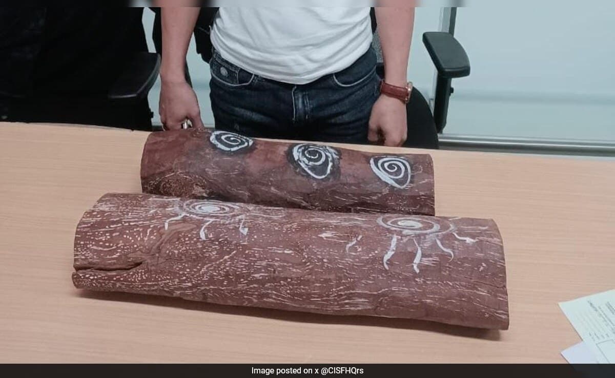 Image accompanying Vietnamese Man With Red Sandalwood Arrested At Delhi Airport