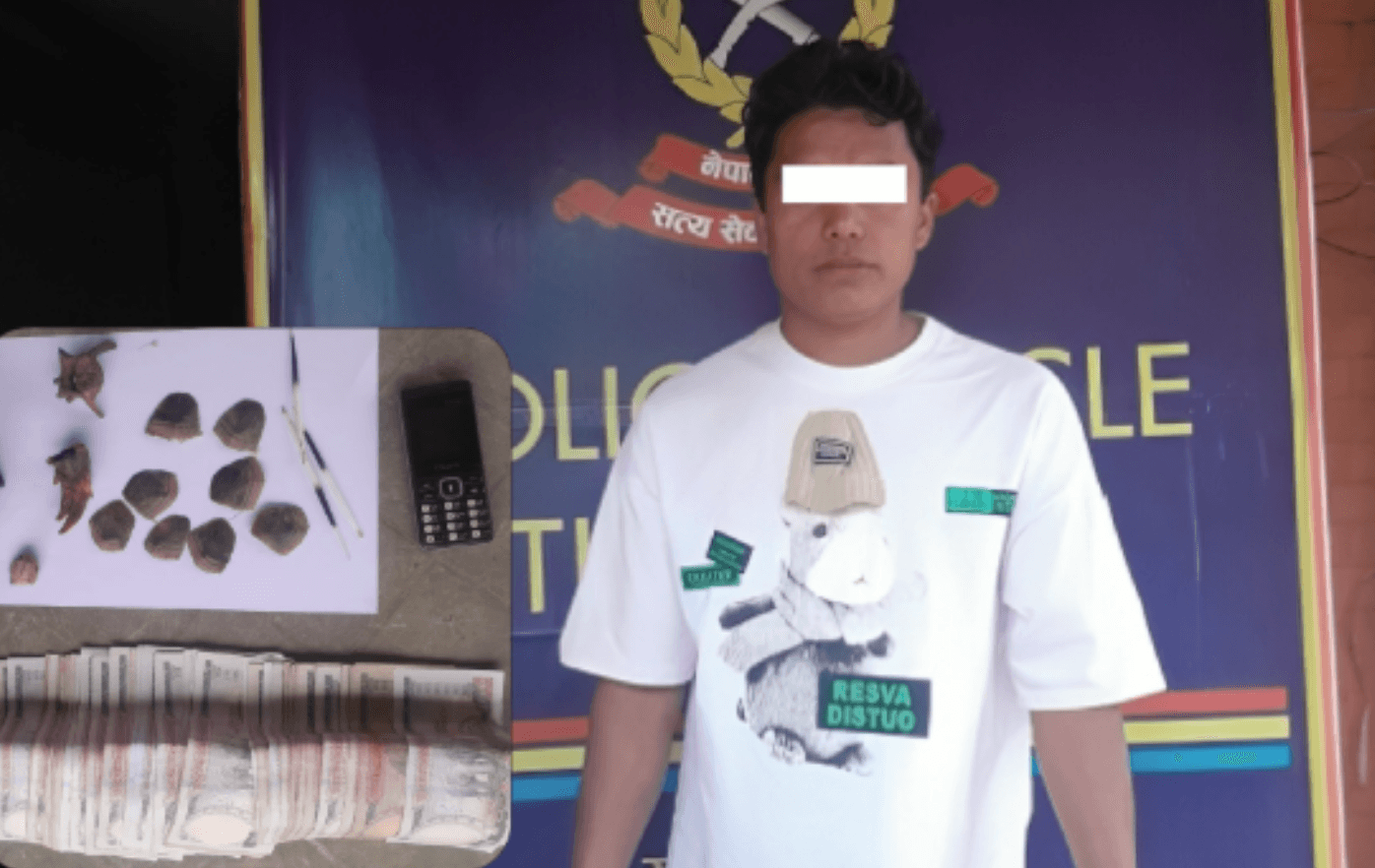 Image accompanying Kathmandu Police arrest individual in possession of wildlife products